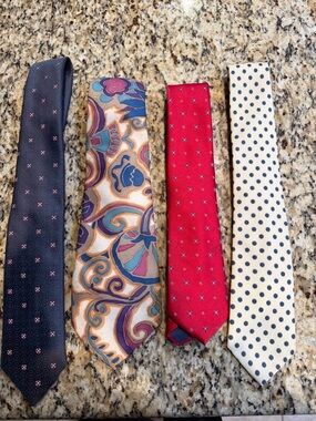 Men's lot vintage Silk Ties Sears and Towncraft JC Penney